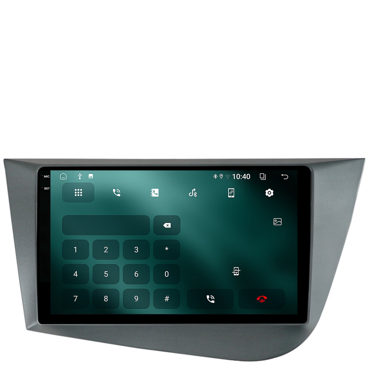 Navigatie 2K Seat Leon (2005-2012), Android, S-Quadcore / 4GB RAM + 64GB ROM, 9.5 Inch - AD-BGS90042K+AD-BGRKIT052