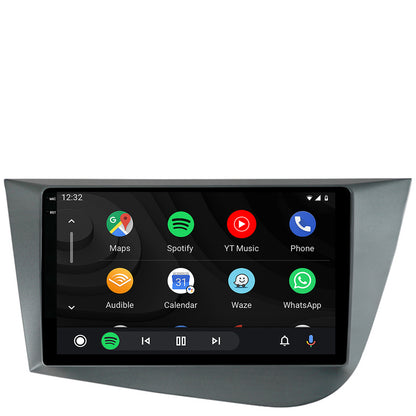 Navigatie 2K Seat Leon (2005-2012), Android, S-Quadcore / 4GB RAM + 64GB ROM, 9.5 Inch - AD-BGS90042K+AD-BGRKIT052