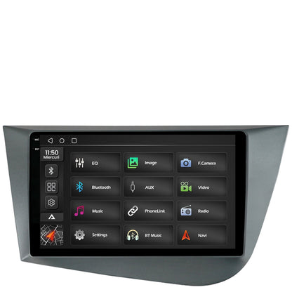 Navigatie 2K Seat Leon (2005-2012), Android, S-Quadcore / 4GB RAM + 64GB ROM, 9.5 Inch - AD-BGS90042K+AD-BGRKIT052