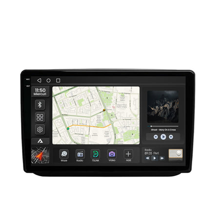 Navigatie 2K Skoda Fabia (2007-2014), Android, S-Quadcore / 4GB RAM + 64GB ROM, 10.36 Inch - AD-BGS100042K+AD-BGRKIT046