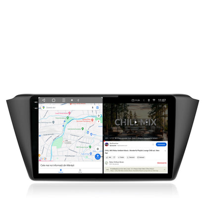 Navigatie 2K Skoda Fabia (2015+), Android, S-Quadcore / 4GB RAM + 64GB ROM, 9.5 Inch - AD-BGS90042K+AD-BGRKIT039