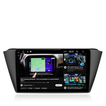 Navigatie 2K Skoda Fabia (2015+), Android, S-Quadcore / 4GB RAM + 64GB ROM, 9.5 Inch - AD-BGS90042K+AD-BGRKIT039