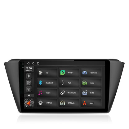 Navigatie 2K Skoda Fabia (2015+), Android, S-Quadcore / 4GB RAM + 64GB ROM, 9.5 Inch - AD-BGS90042K+AD-BGRKIT039