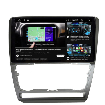 Navigatie 2K Skoda Octavia 2, Android, S-Quadcore / 4GB RAM + 64GB ROM, 10.36 Inch - AD-BGS100042K+AD-BGRKIT048