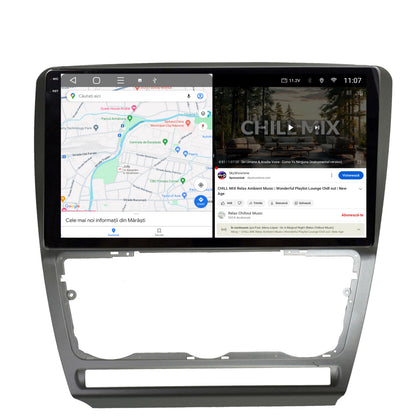 Navigatie 2K Skoda Octavia 2, Android, S-Quadcore / 4GB RAM + 64GB ROM, 10.36 Inch - AD-BGS100042K+AD-BGRKIT048