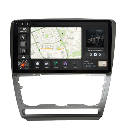 Navigatie 2K Skoda Octavia 2, Android, S-Quadcore / 4GB RAM + 64GB ROM, 10.36 Inch - AD-BGS100042K+AD-BGRKIT048