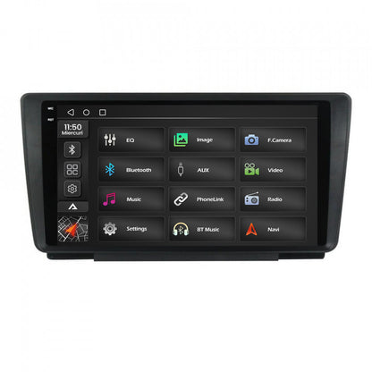 Navigatie 2K Skoda Octavia 2, Android, S-Quadcore / 4GB RAM + 64GB ROM, 9.5 Inch - AD-BGS90042K+AD-BGRKIT038