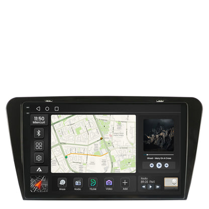 Navigatie 2K Skoda Octavia 3 (2013-2018), Android, S-Quadcore / 4GB RAM + 64GB ROM, 10.36 Inch - AD-BGS100042K+AD-BGRKIT026