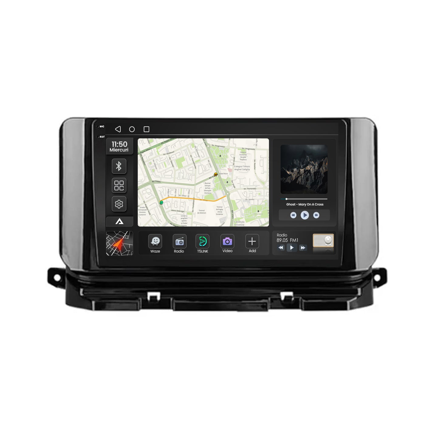 Navigatie 2K Skoda Octavia 4 (2021+), Android, S-Quadcore / 4GB RAM + 64GB ROM, 10.36 Inch - AD-BGS100042K+AD-BGRKIT010