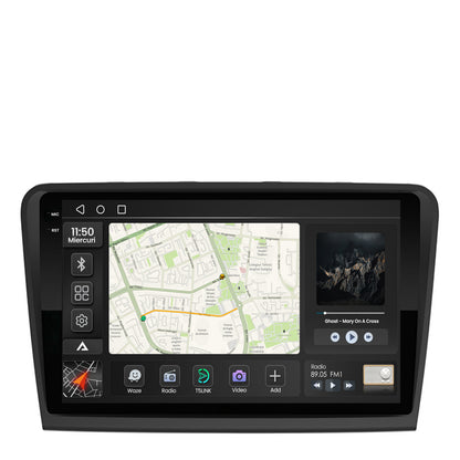 Navigatie 2K Skoda Superb 2 (2008-2015), Android, S-Quadcore / 4GB RAM + 64GB ROM, 10.36 Inch - AD-BGS100042K+AD-BGRKIT043