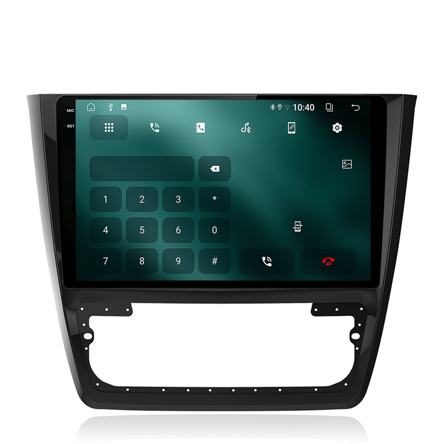 Navigatie 2K Skoda Yeti, Android, S-Quadcore / 4GB RAM + 64GB ROM, 10.36 Inch - AD-BGS100042K+AD-BGRKIT040