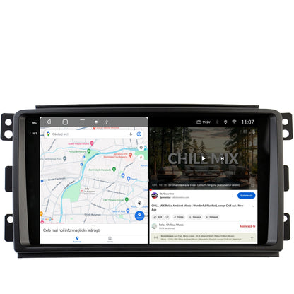 Navigatie 2K Smart For Two (2007-2010), Android, S-Quadcore / 4GB RAM + 64GB ROM, 9.5 Inch - AD-BGS90042K+AD-BGRKIT417