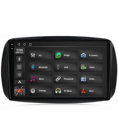 Navigatie 2K Smart For Two (2016-Prezent), Android, S-Quadcore / 4GB RAM + 64GB ROM, 9.5 Inch - AD-BGS90042K+AD-BGRKIT412