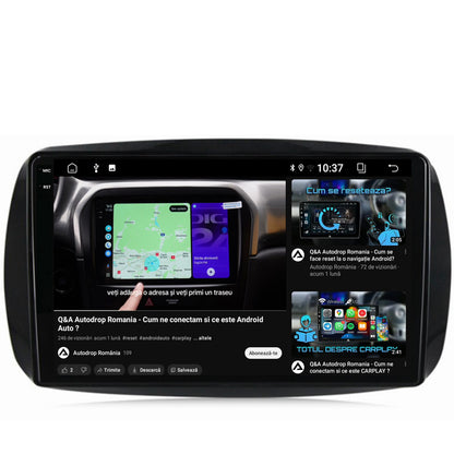Navigatie 2K Smart For Two (2016-Prezent), Android, S-Quadcore / 4GB RAM + 64GB ROM, 9.5 Inch - AD-BGS90042K+AD-BGRKIT412