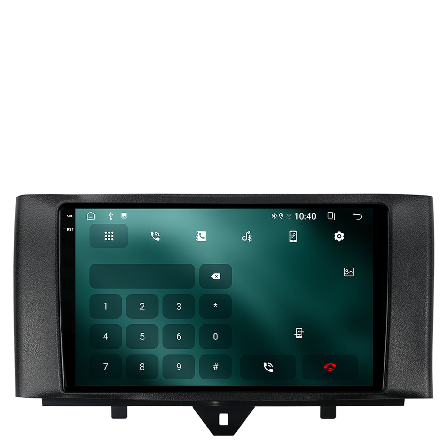 Navigatie 2K Smart Fortwo (2010-2015), Android, S-Quadcore / 4GB RAM + 64GB ROM, 9.5 Inch - AD-BGS90042K+AD-BGRKIT409
