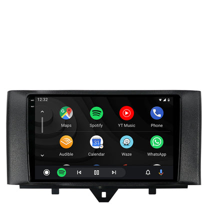 Navigatie 2K Smart Fortwo (2010-2015), Android, S-Quadcore / 4GB RAM + 64GB ROM, 9.5 Inch - AD-BGS90042K+AD-BGRKIT409