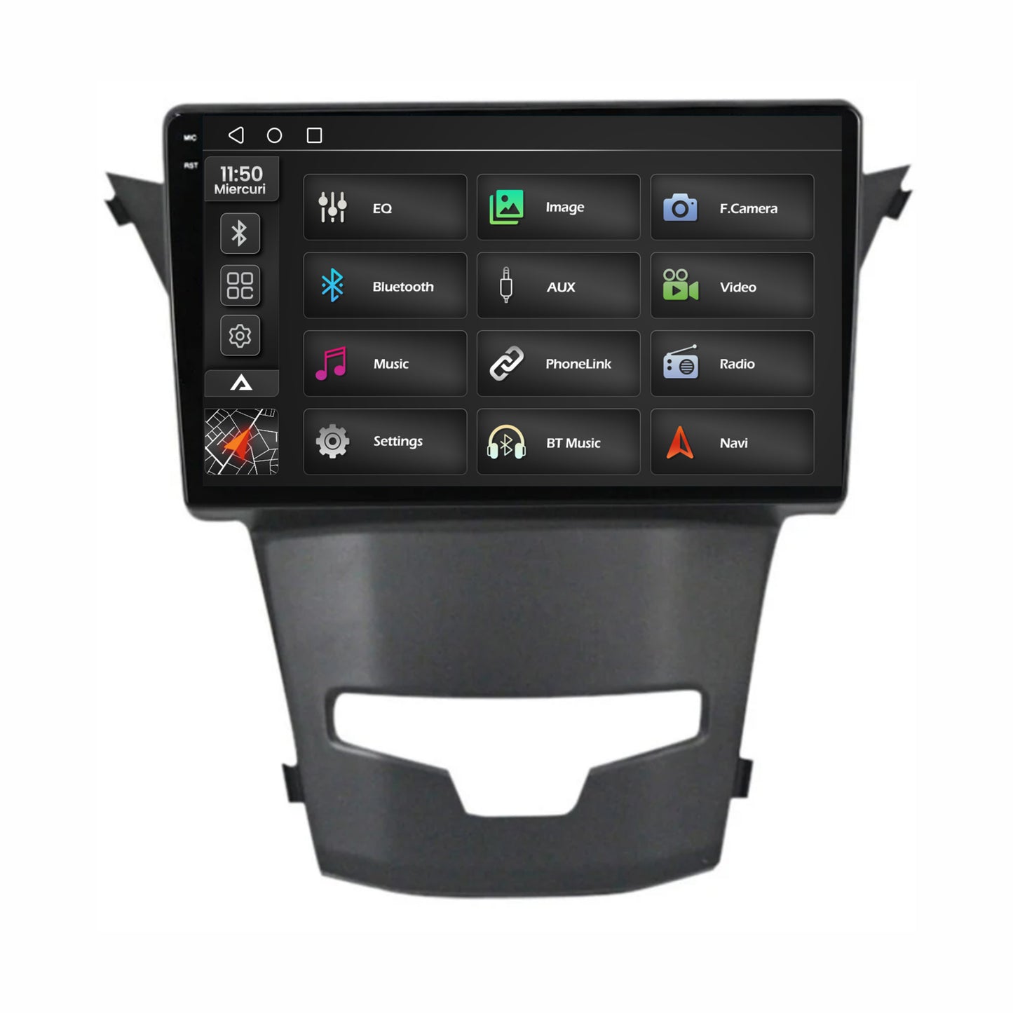 Navigatie 2K Ssang Yong Korando (2013-2019), Android, S-Quadcore / 4GB RAM + 64GB ROM, 9.5 Inch - AD-BGS90042K+AD-BGRKIT441