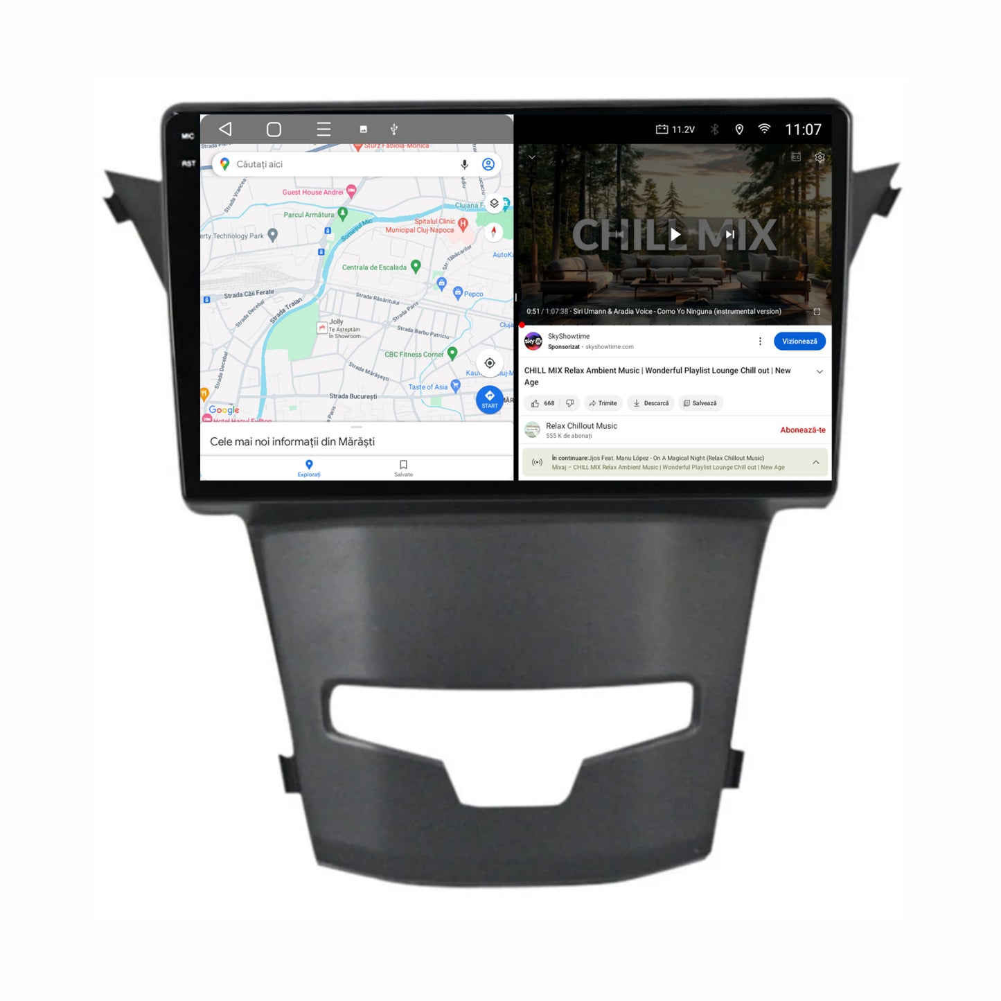Navigatie 2K Ssang Yong Korando (2013-2019), Android, S-Quadcore / 4GB RAM + 64GB ROM, 9.5 Inch - AD-BGS90042K+AD-BGRKIT441