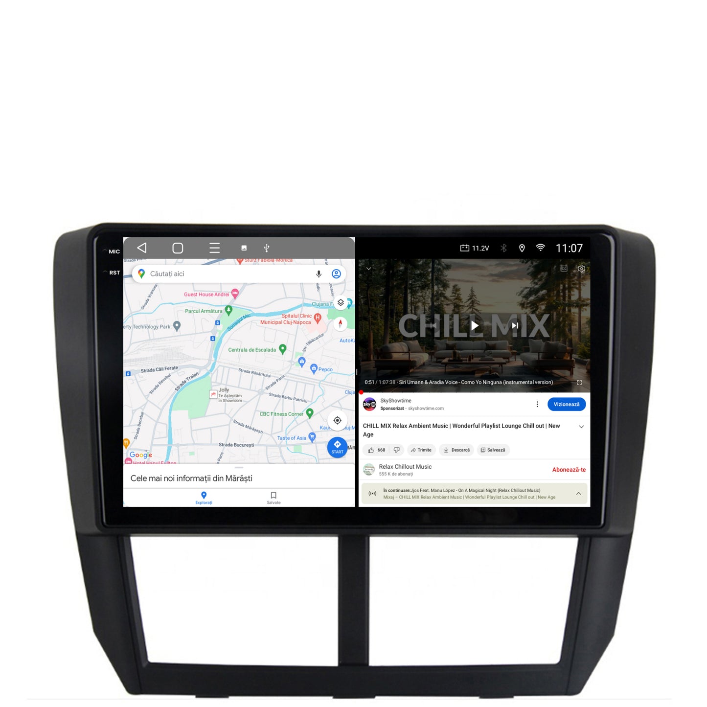 Navigatie 2K Subaru Forester (2007-2013), Android, S-Quadcore / 4GB RAM + 64GB ROM, 9.5 Inch - AD-BGS90042K+AD-BGRKIT333