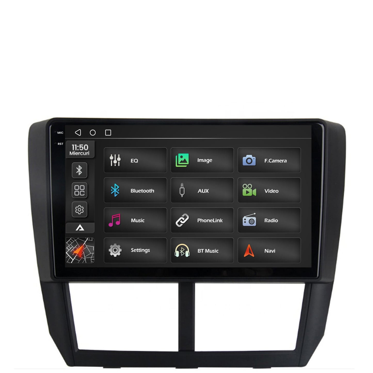 Navigatie 2K Subaru Forester (2007-2013), Android, S-Quadcore / 4GB RAM + 64GB ROM, 9.5 Inch - AD-BGS90042K+AD-BGRKIT333