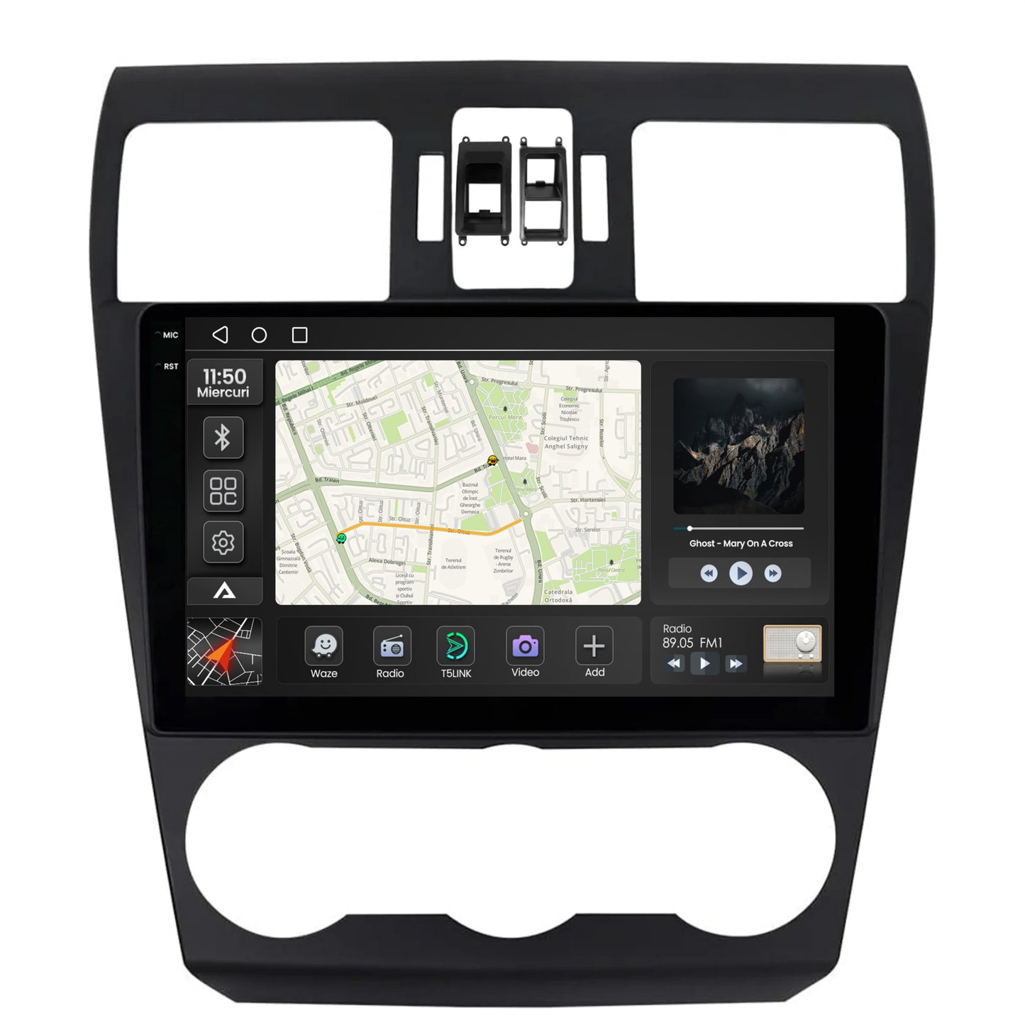 Navigatie 2K Subaru Forester (2012-2018), Android, S-Quadcore / 4GB RAM + 64GB ROM, 9.5 Inch - AD-BGS90042K+AD-BGRKIT334