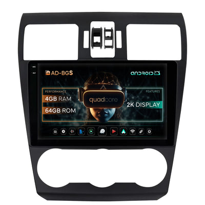 Navigatie 2K Subaru Forester (2012-2018), Android, S-Quadcore / 4GB RAM + 64GB ROM, 9.5 Inch - AD-BGS90042K+AD-BGRKIT334