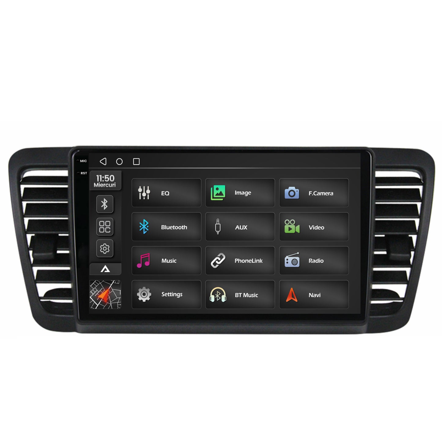 Navigatie 2K Subaru Legacy (2004-2010), Android, S-Quadcore / 4GB RAM + 64GB ROM, 9.5 Inch - AD-BGS90042K+AD-BGRKIT338