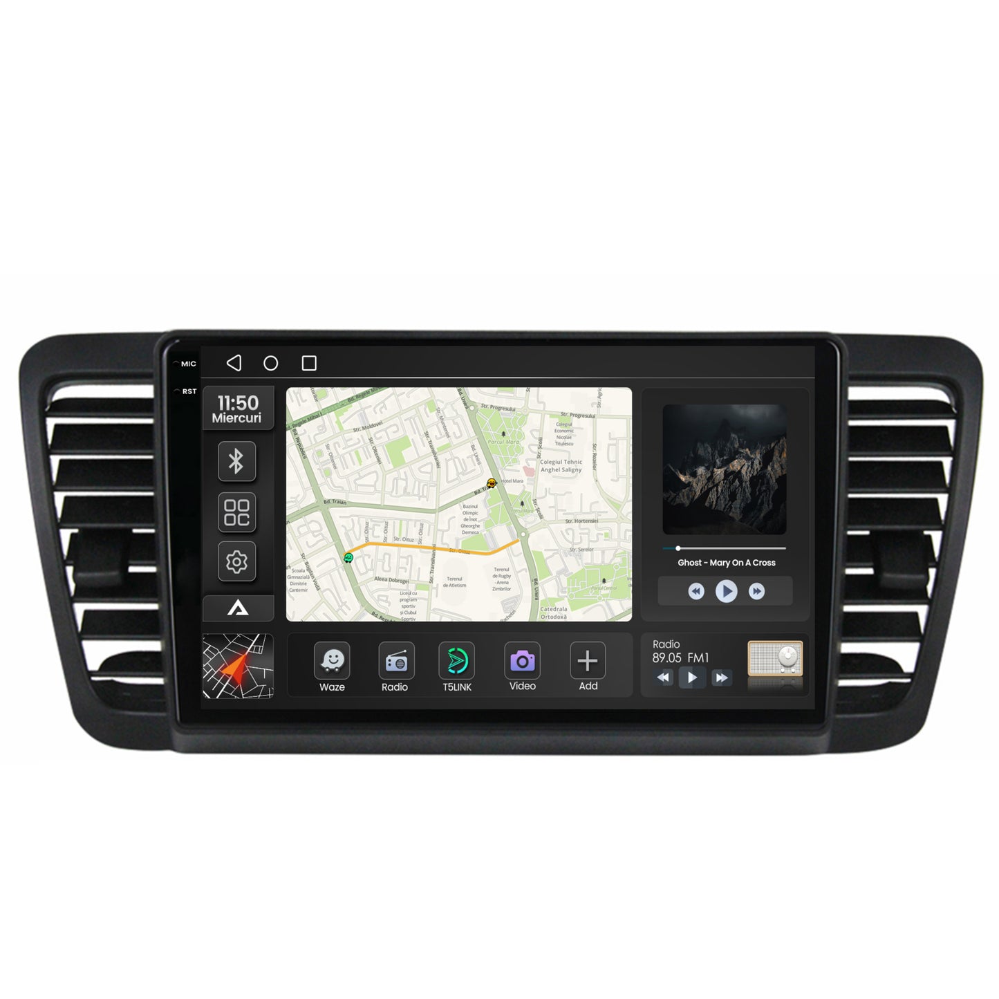 Navigatie 2K Subaru Legacy (2004-2010), Android, S-Quadcore / 4GB RAM + 64GB ROM, 9.5 Inch - AD-BGS90042K+AD-BGRKIT338