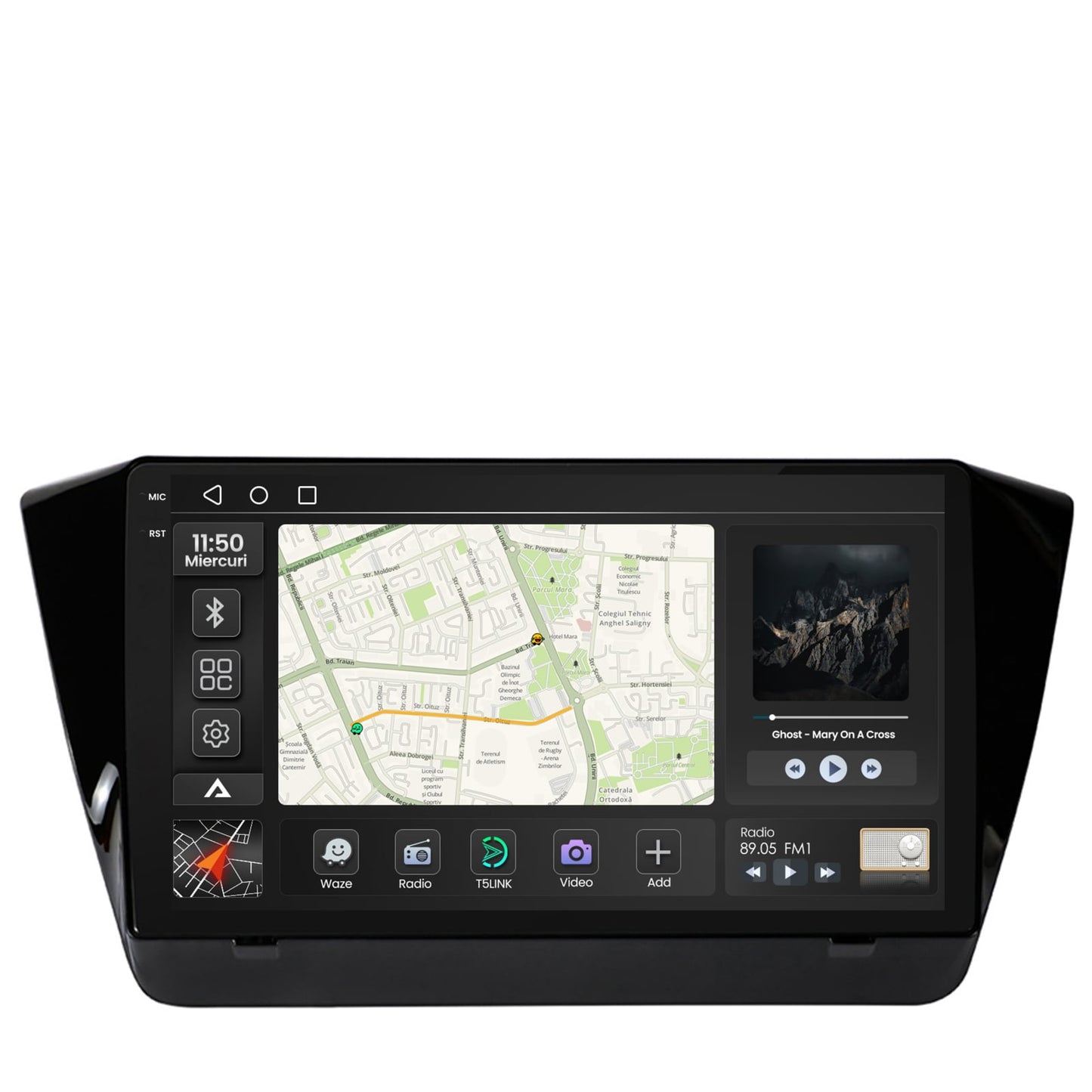 Navigatie 2K Superb 3 (2015+), Android, S-Quadcore / 4GB RAM + 64GB ROM, 10.36 Inch - AD-BGS100042K+AD-BGRKIT034