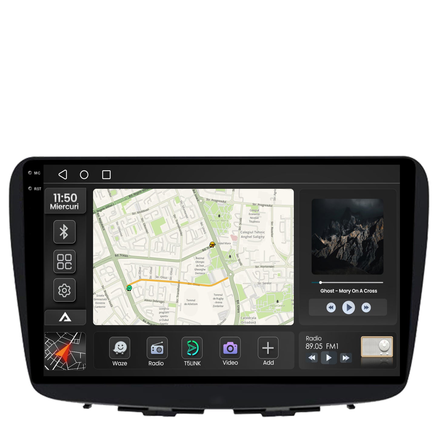 Navigatie 2K Suzuki Baleno, Android, S-Quadcore / 4GB RAM + 64GB ROM, 9.5 Inch - AD-BGS90042K+AD-BGRKIT310