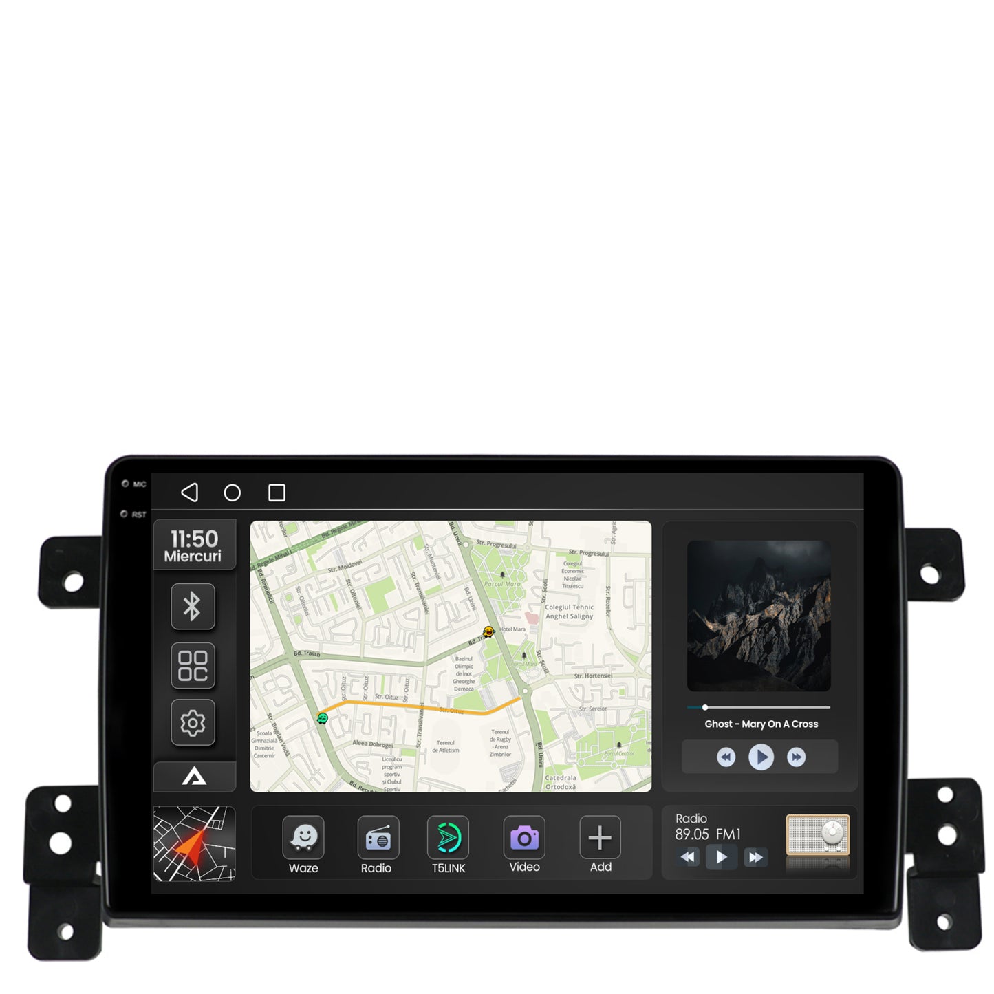 Navigatie 2K Suzuki Grand Vitara (2005-2015), Android, S-Quadcore / 4GB RAM + 64GB ROM, 9.5 Inch - AD-BGS90042K+AD-BGRKIT314