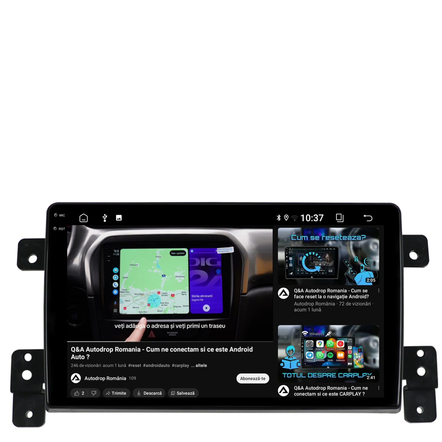Navigatie 2K Suzuki Grand Vitara (2005-2015), Android, S-Quadcore / 4GB RAM + 64GB ROM, 9.5 Inch - AD-BGS90042K+AD-BGRKIT314