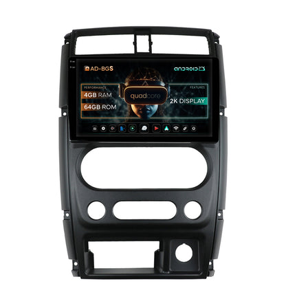 Navigatie 2K Suzuki Jimny (2005+), Android, S-Quadcore / 4GB RAM + 64GB ROM, 9.5 Inch - AD-BGS90042K+AD-BGRKIT315
