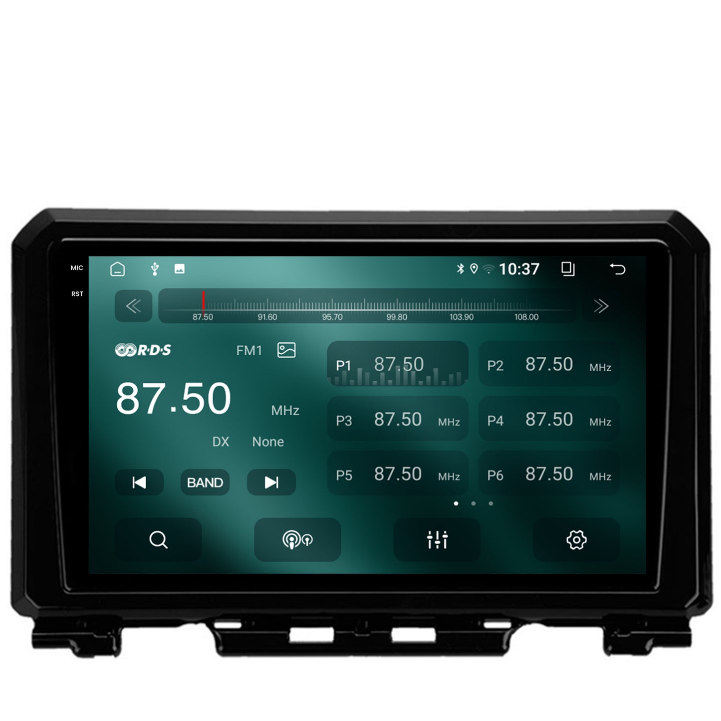Navigatie 2K Suzuki Jimny (2018-2022), Android, S-Quadcore / 4GB RAM + 64GB ROM, 9.5 Inch - AD-BGS90042K+AD-BGRKIT312