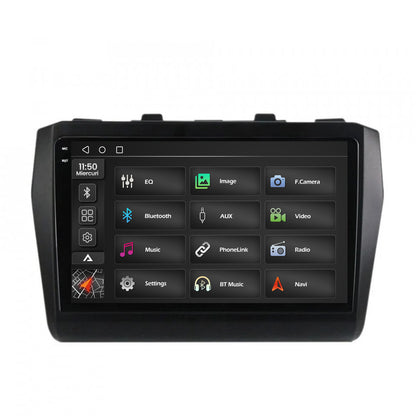 Navigatie 2K Suzuki Swift (2017+), Android, S-Quadcore / 4GB RAM + 64GB ROM, 9.5 Inch - AD-BGS90042K+AD-BGRKIT085