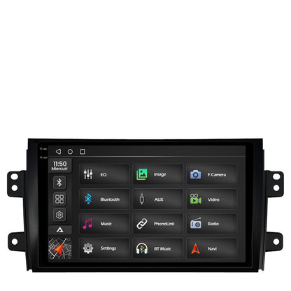 Navigatie 2K Suzuki SX4 / Fiat Sedici, Android, S-Quadcore / 4GB RAM + 64GB ROM, 9.5 Inch - AD-BGS90042K+AD-BGRKIT307