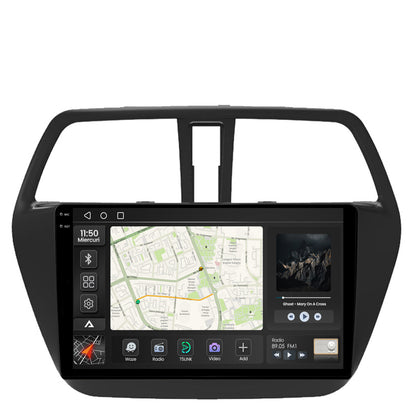 Navigatie 2K Suzuki SX4 S-Cross (2014-2020), Android, S-Quadcore / 4GB RAM + 64GB ROM, 9.5 Inch - AD-BGS90042K+AD-BGRKIT305
