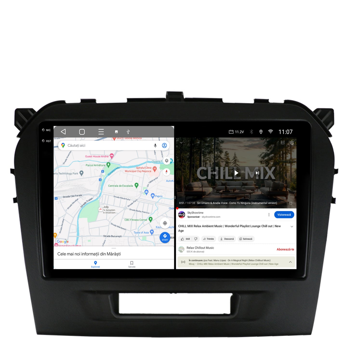 Navigatie 2K Suzuki Vitara (2015+), Android, S-Quadcore / 4GB RAM + 64GB ROM, 9.5 Inch - AD-BGS90042K+AD-BGRKIT299