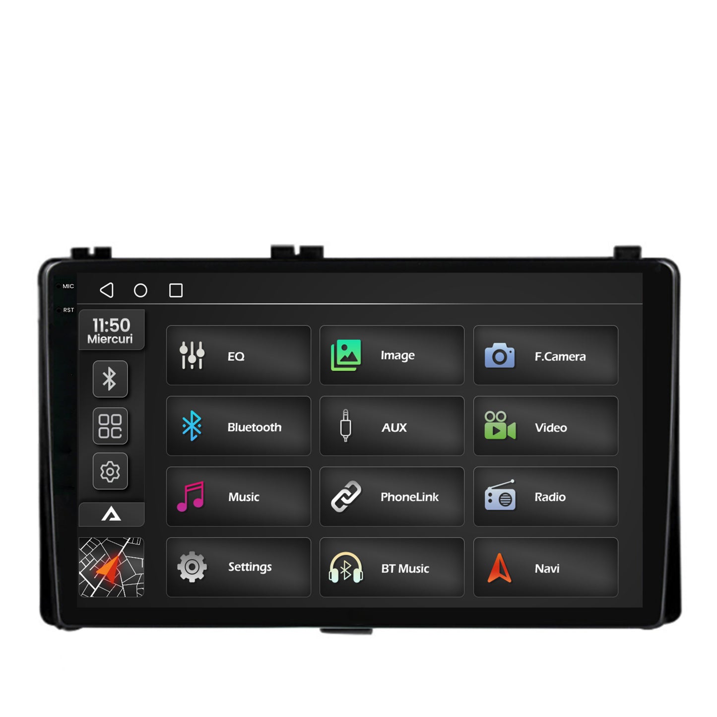 Navigatie 2K Toyota Auris/ Corolla (2016-2018), Android, S-Quadcore / 4GB RAM + 64GB ROM, 9.5 Inch - AD-BGS90042K+AD-BGRKIT089AV2