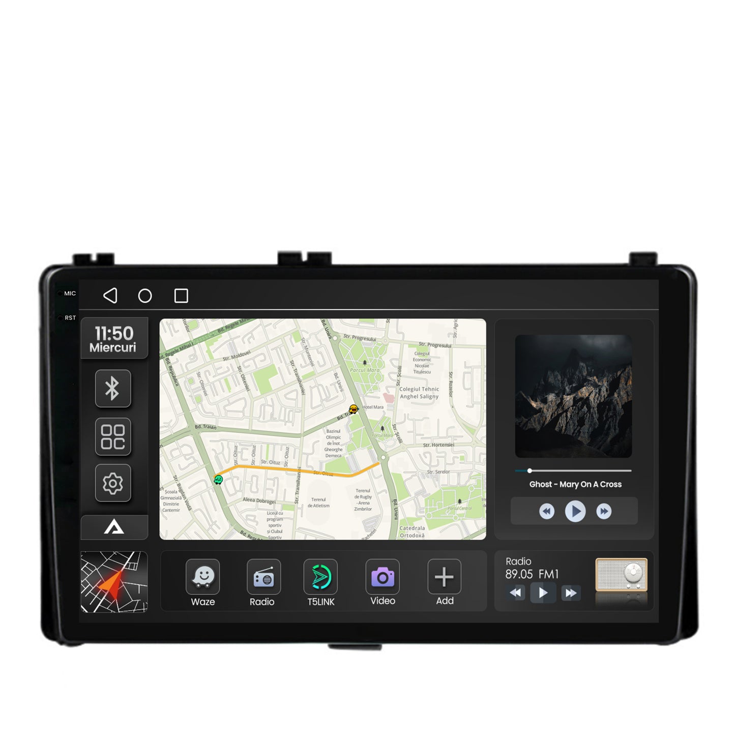 Navigatie 2K Toyota Auris/ Corolla (2016-2018), Android, S-Quadcore / 4GB RAM + 64GB ROM, 9.5 Inch - AD-BGS90042K+AD-BGRKIT089AV2