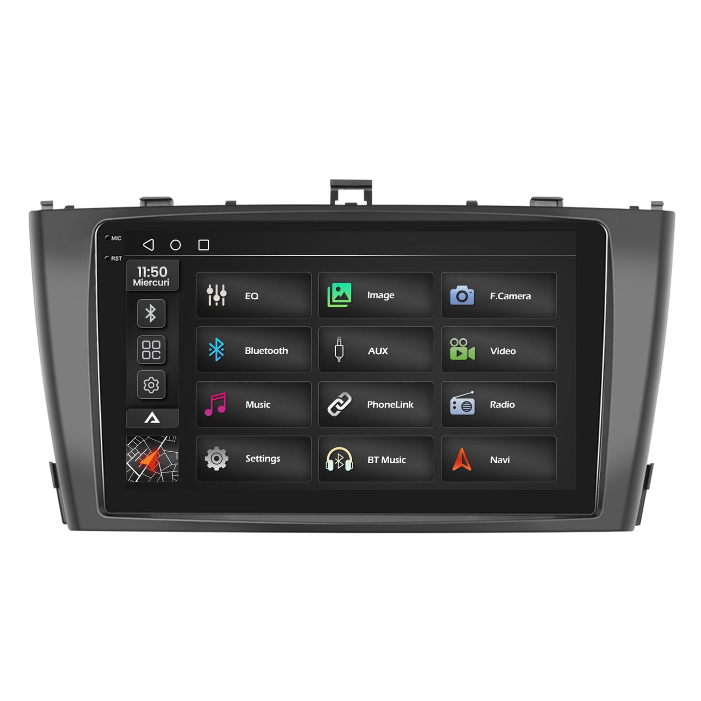 Navigatie 2K Toyota Avensis (2009-2015), Android, S-Quadcore / 4GB RAM + 64GB ROM, 9.5 Inch - AD-BGS90042K+AD-BGRKIT093-B