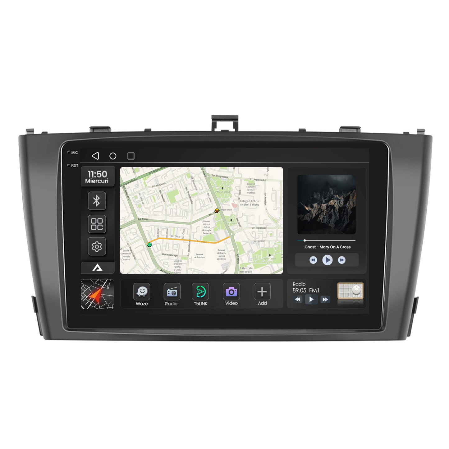 Navigatie 2K Toyota Avensis (2009-2015), Android, S-Quadcore / 4GB RAM + 64GB ROM, 9.5 Inch - AD-BGS90042K+AD-BGRKIT093-B