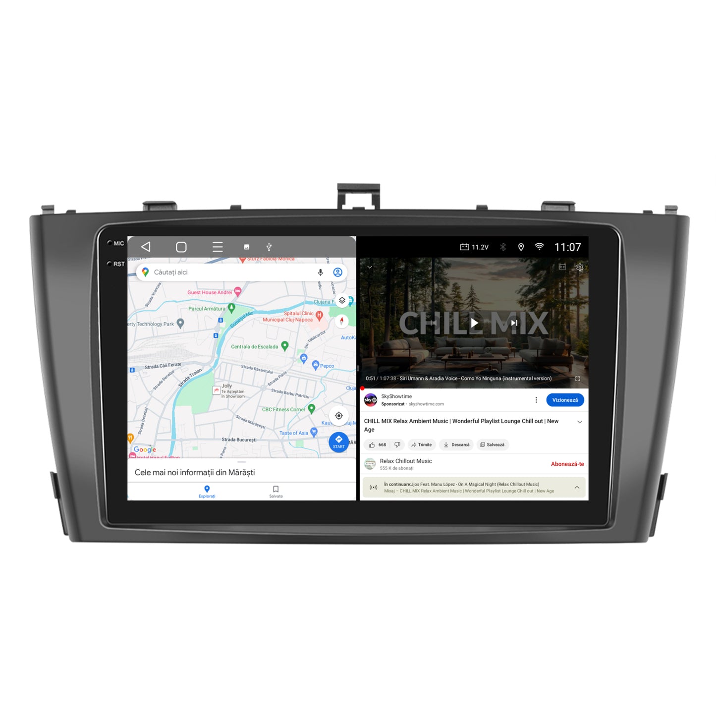 Navigatie 2K Toyota Avensis (2009-2015), Android, S-Quadcore / 4GB RAM + 64GB ROM, 9.5 Inch - AD-BGS90042K+AD-BGRKIT093-B