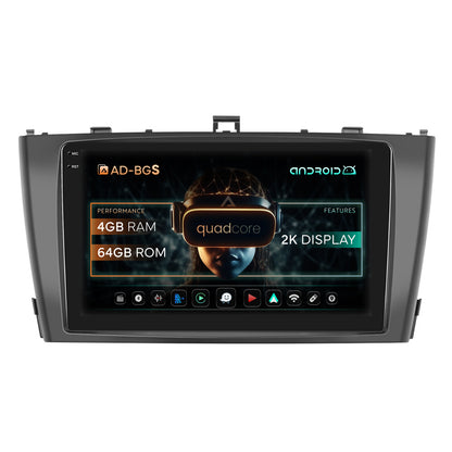 Navigatie 2K Toyota Avensis (2009-2015), Android, S-Quadcore / 4GB RAM + 64GB ROM, 9.5 Inch - AD-BGS90042K+AD-BGRKIT093-B
