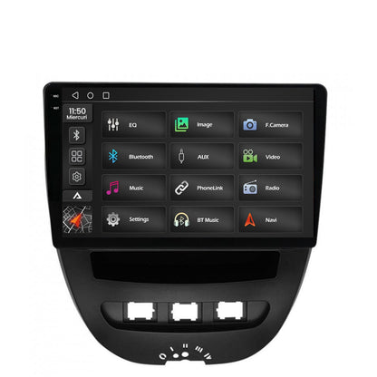 Navigatie 2K Toyota AYGO / Citroen C1 (2005-2014), Android, S-Quadcore / 4GB RAM + 64GB ROM, 10.36 Inch - AD-BGS90042K+AD-BGRKIT099