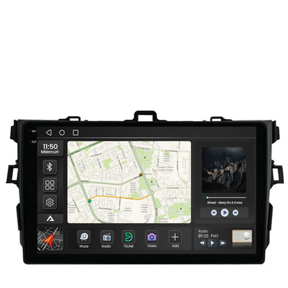 Navigatie 2K Toyota Corolla (2007-2013), Android, S-Quadcore / 4GB RAM + 64GB ROM, 9.5 Inch - AD-BGS90042K+AD-BGRKIT091