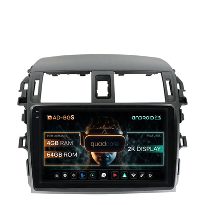 Navigatie 2K Toyota Corolla (2007-2013), Android, S-Quadcore / 4GB RAM + 64GB ROM, 9.5 Inch - AD-BGS90042K+AD-BGRKIT067