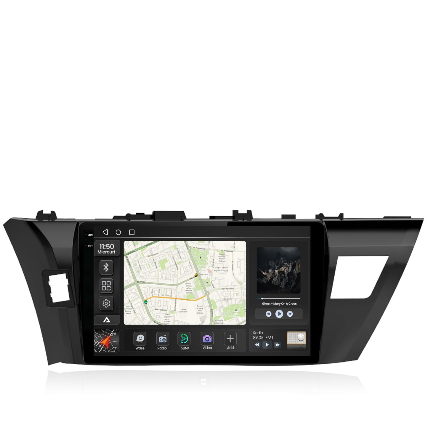 Navigatie 2K Toyota Corolla (2012-2016), Android, S-Quadcore / 4GB RAM + 64GB ROM, 10.36 Inch - AD-BGS100042K+AD-BGRKIT058