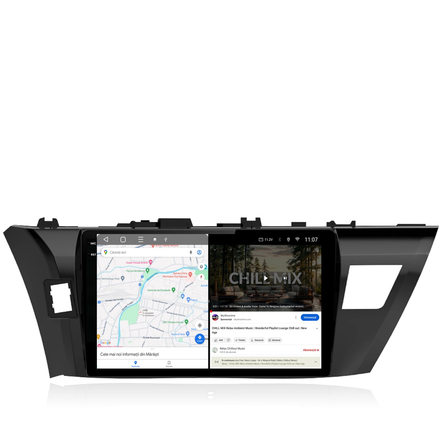 Navigatie 2K Toyota Corolla (2012-2016), Android, S-Quadcore / 4GB RAM + 64GB ROM, 10.36 Inch - AD-BGS100042K+AD-BGRKIT058