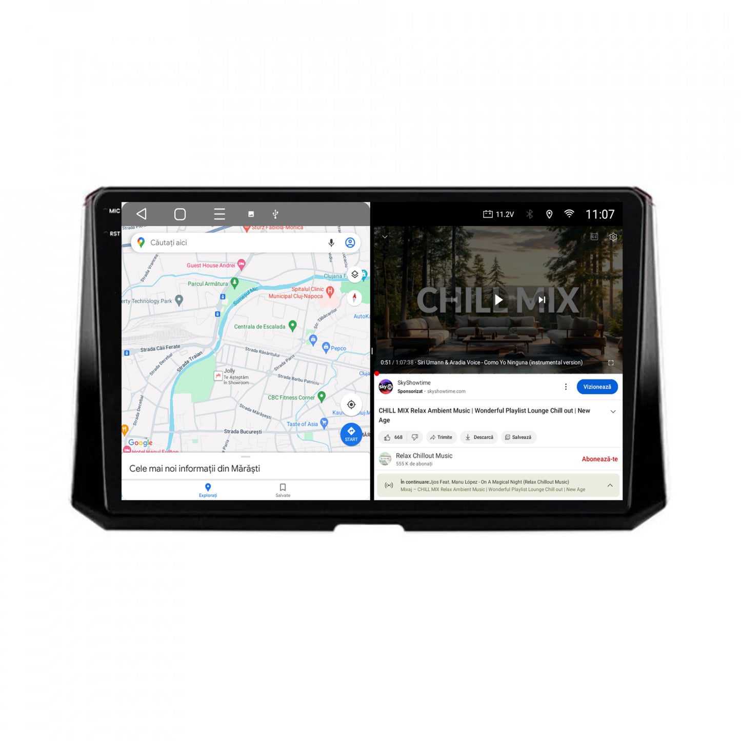 Navigatie 2K Toyota Corolla (2019-2023), Android, S-Quadcore / 4GB RAM + 64GB ROM, 10.36 Inch - AD-BGS100042K+AD-BGRKIT059